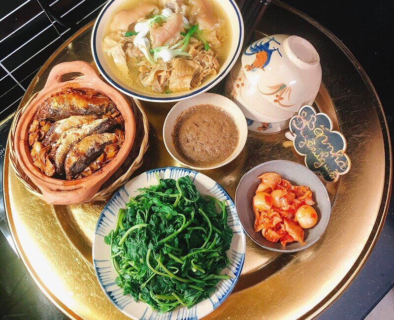 Mâm cơm phong cách Bắc