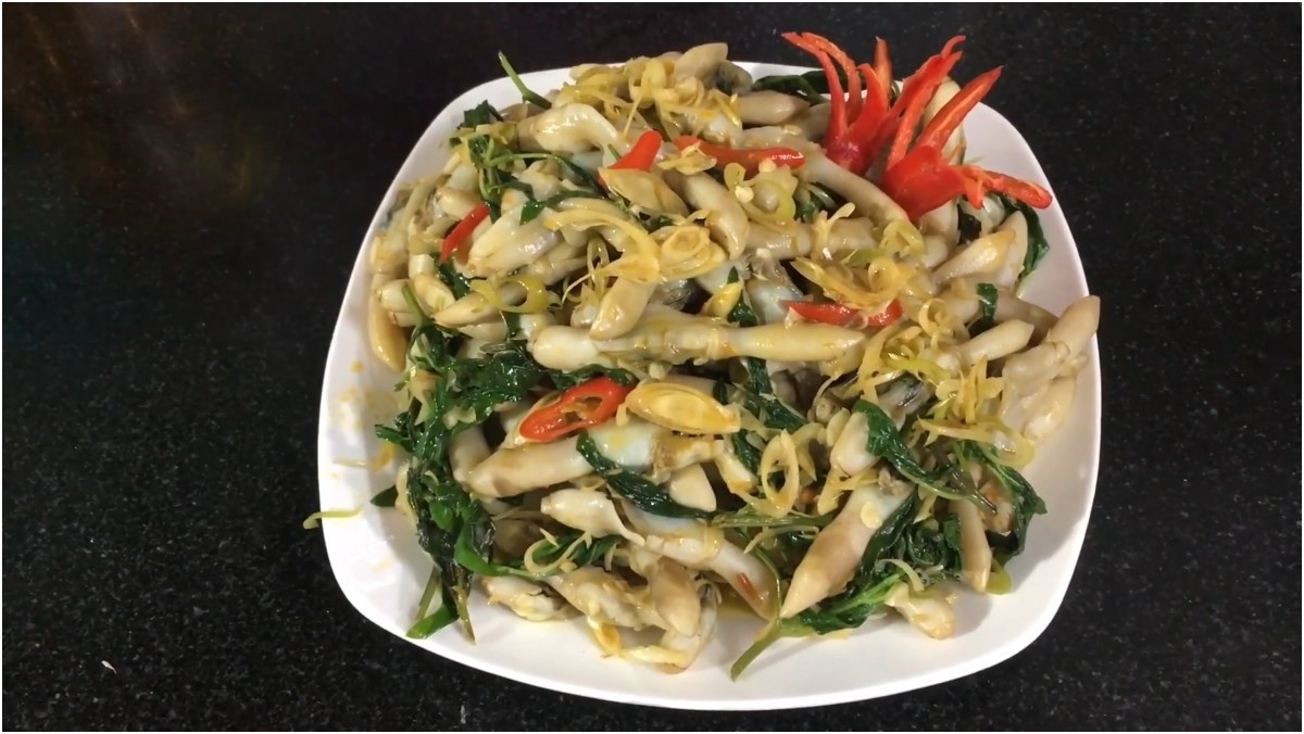 Ốc Móng Tay Xào Bơ Tỏi